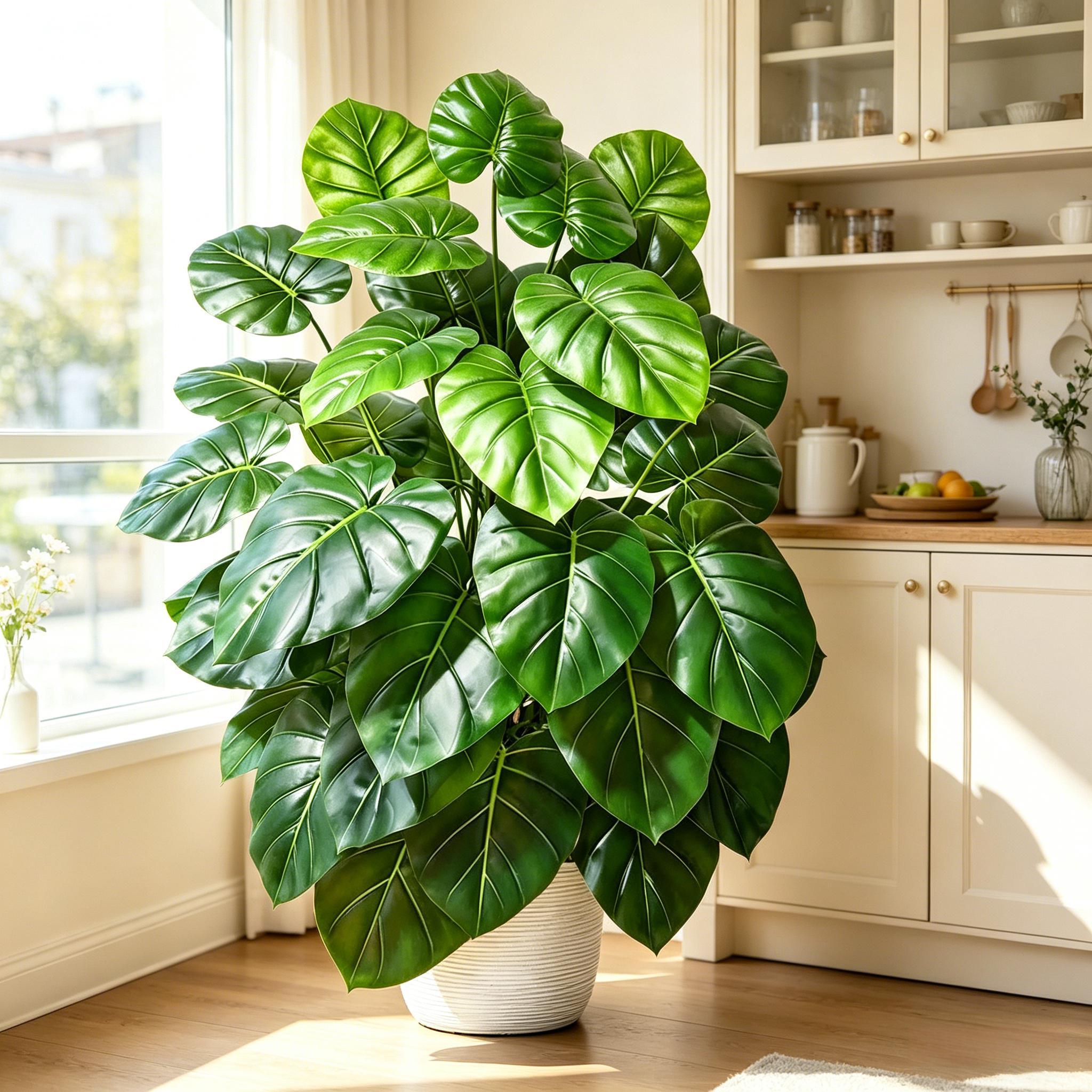 Sztuczna palma o długości 60-1 – Monstera Adansonii recenzja i cena