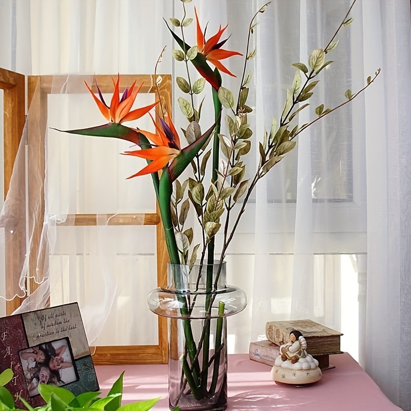 3 szt. Sztuczne kwiaty niebiań – Bird Paradise Strelitzia recenzja i cena