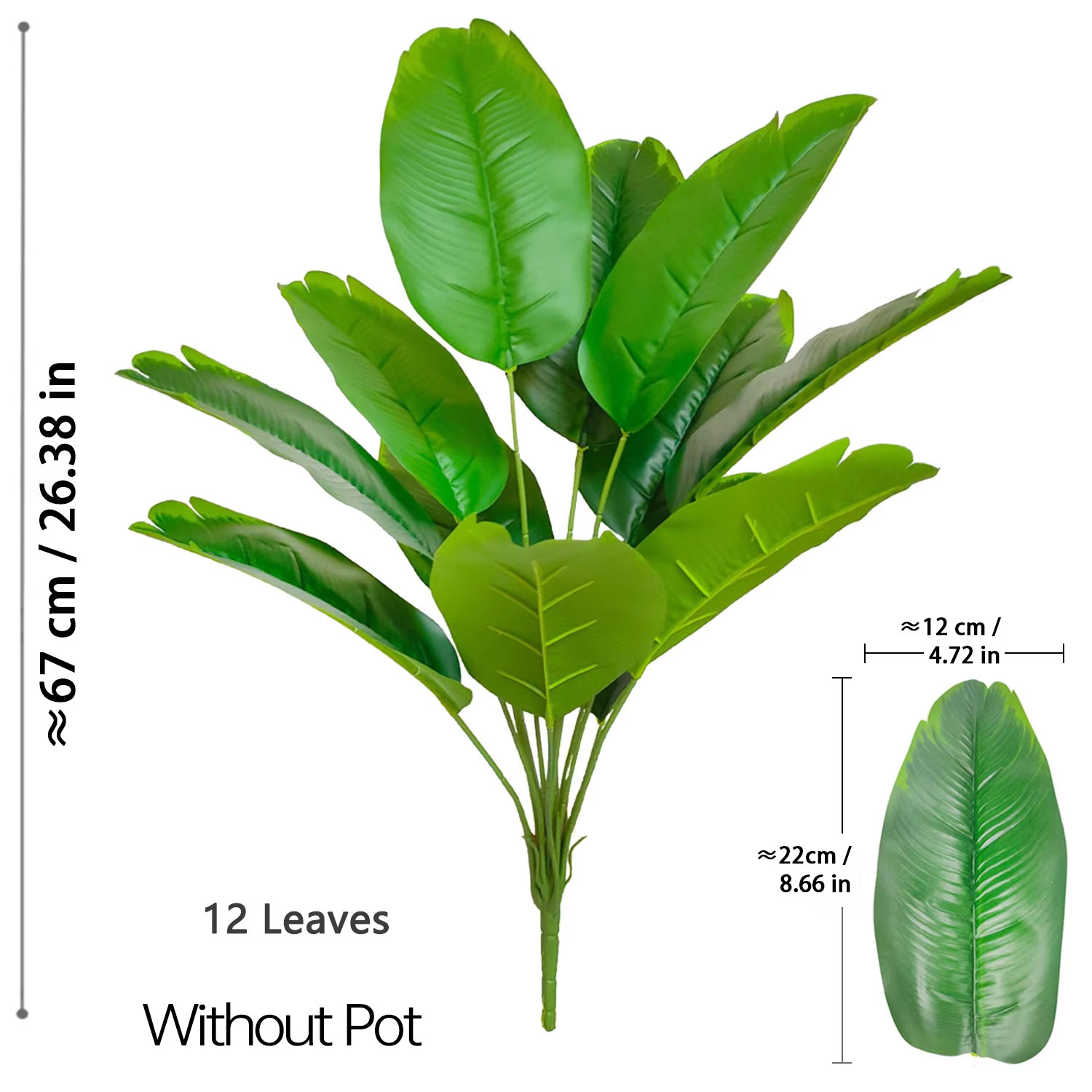 Sztuczne rośliny 67-112 cm Duż – Monstera Adansonii recenzja i cena