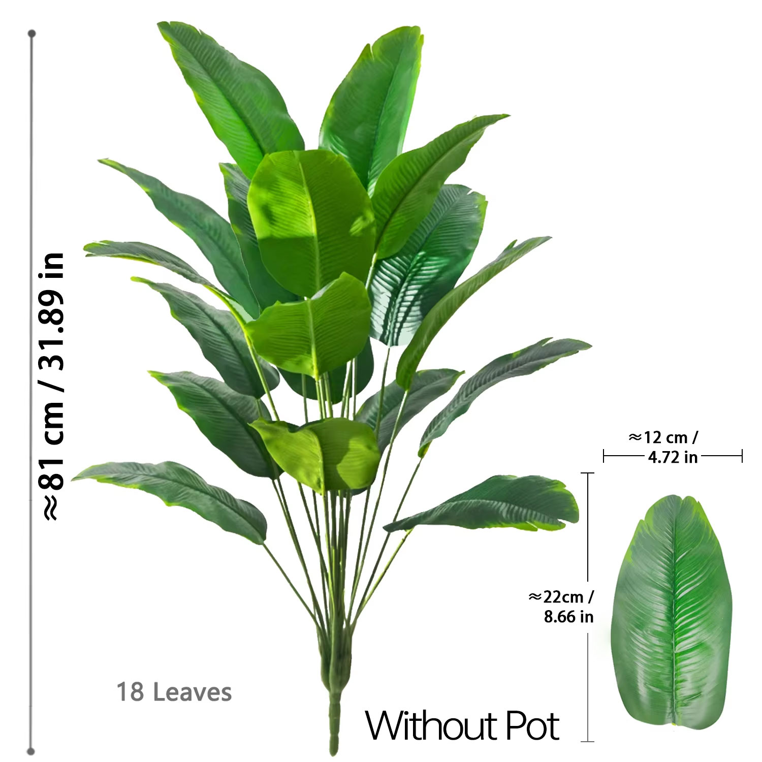 Sztuczne rośliny 67-112 cm Duż – Monstera Adansonii recenzja i cena